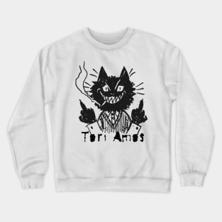 tori and the bad cat Crewneck Sweatshirt